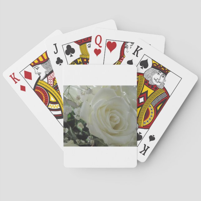 Rose Floral Playing Cards (Back)