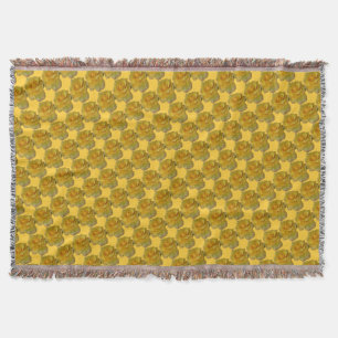 Rose Flower Blanket Yellow Rose Throw Blanket Gift