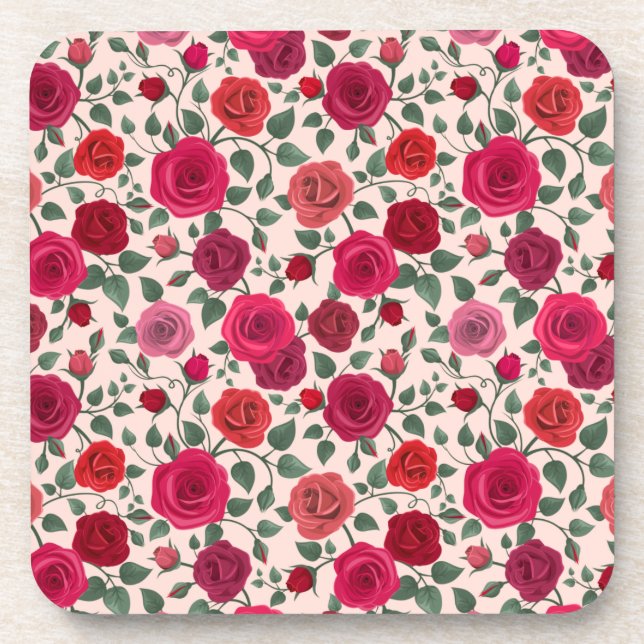 rose Flower Coaster (Front)