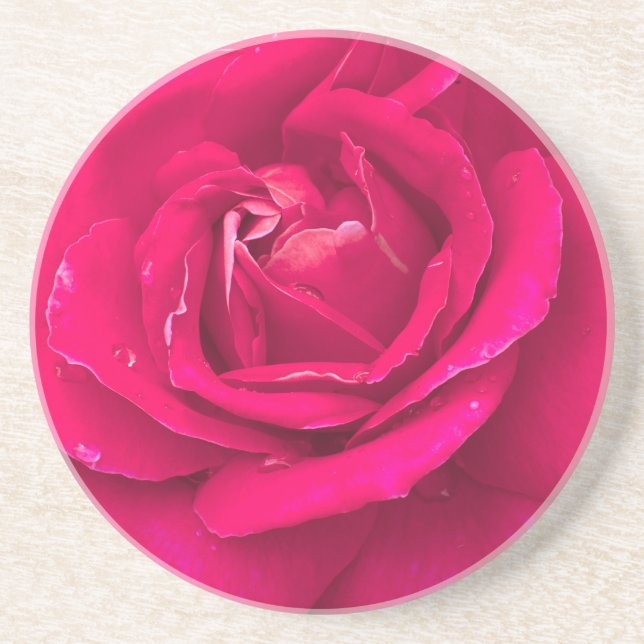 Rose flower coaster (Front)
