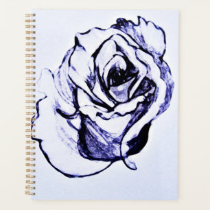 Rose Flower hand sketch Planner