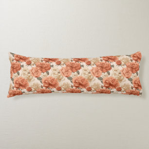 Rose Flower Interior Design Artistic Couch Body Cushion