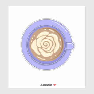 Rose Flower Latte