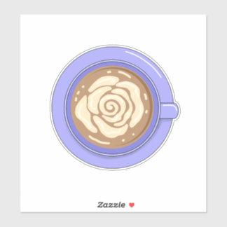 Rose Flower Latte