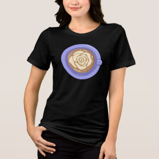 Rose Flower Latte  Tri-Blend Shirt