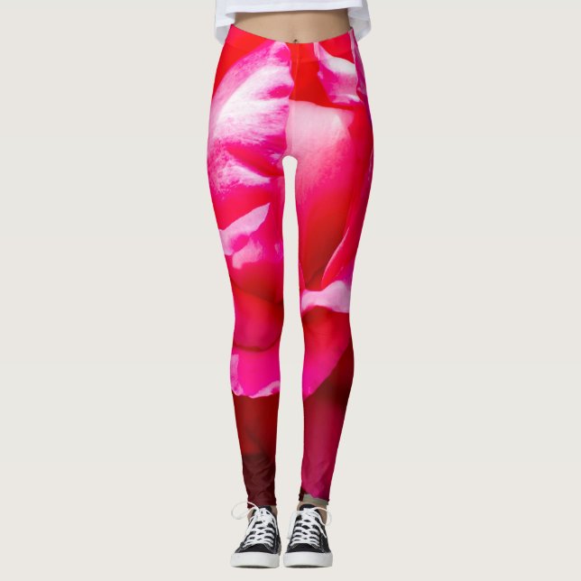 Rose flower leggings (Front)