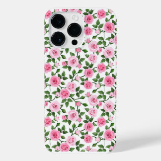 Rose Flower Motif  iPhone 14 Pro Max Case