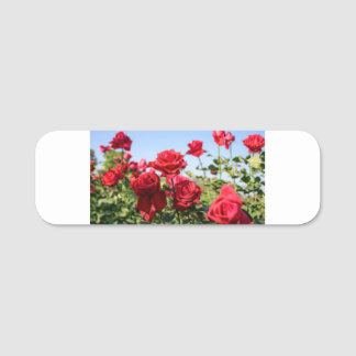 ROSE FLOWER NAME TAG
