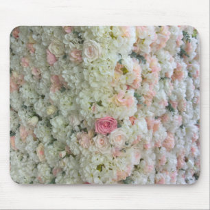 Rose Flower Nature Floral Pink Pattern Mouse Mat