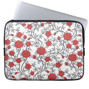 Rose Flower Neoprene Laptop Sleeve 13 inch