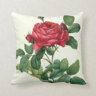 Rose Flower Pillow Spring Decor