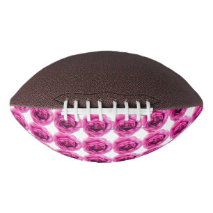 Rose Flower Pink American Football