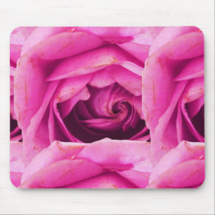 Rose Flower Pink Mouse Mat