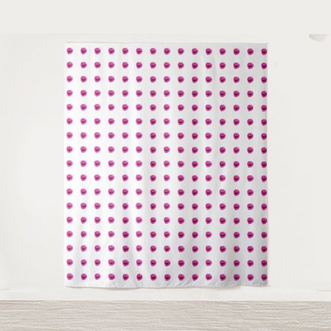 Rose Flower Pink Tapestry (Front)