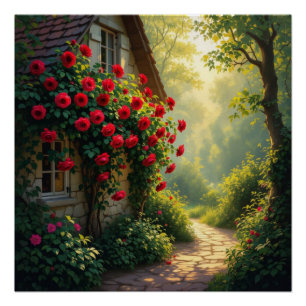 Rose Flower Poster