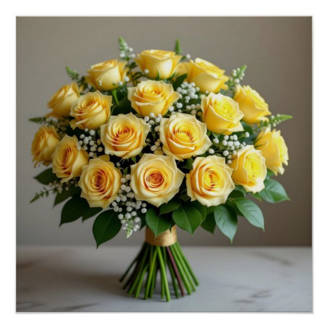 Rose Flower Poster (Front)