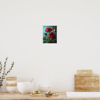 Rose flower poster