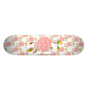 Rose Flower Skateboard