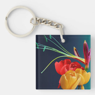 Rose Flowers-17250 Key Ring