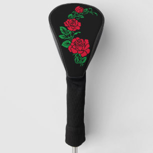 Rose flowers  golf head cover