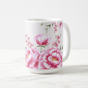 Rose Flowers Modern Design Coffee Mug