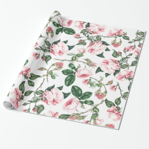 Rose Flowers Wrapping Paper