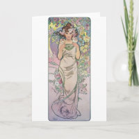 Rose (Four Flowers), Alphonse Mucha