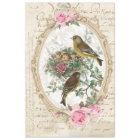 Rose Frame Ephemera Decoupage Tissue