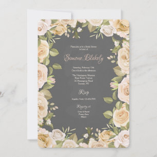 Rose Frame Hand-drawn Invitation