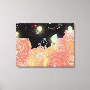 Rose garden 2014 canvas print