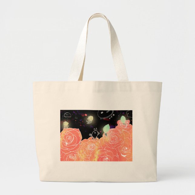 Rose garden 2014 large tote bag (Front)