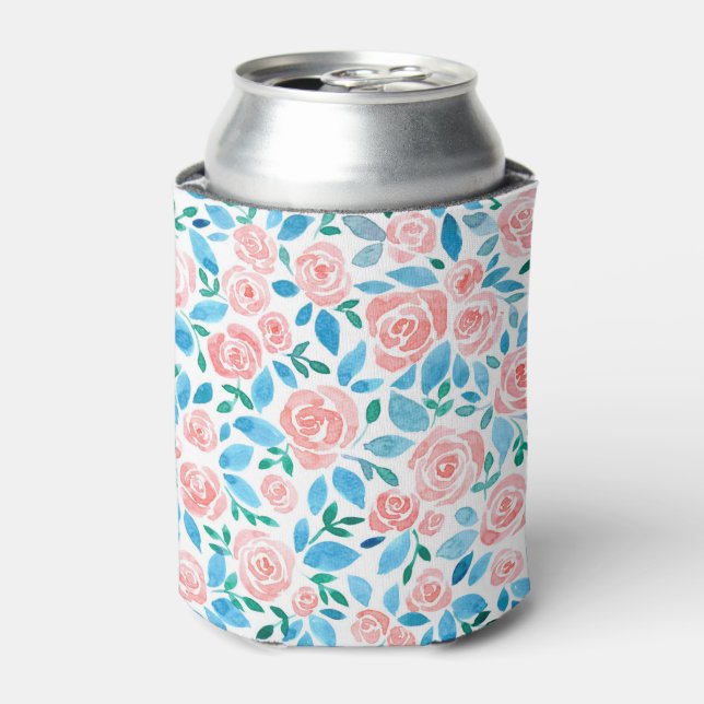 Rose garden 2 can cooler (Can Front)