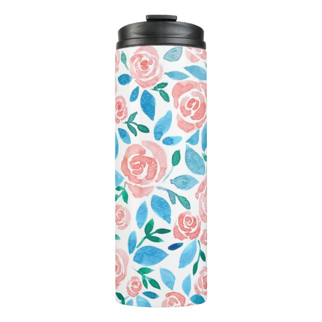 Rose garden 2 thermal tumbler (Front)