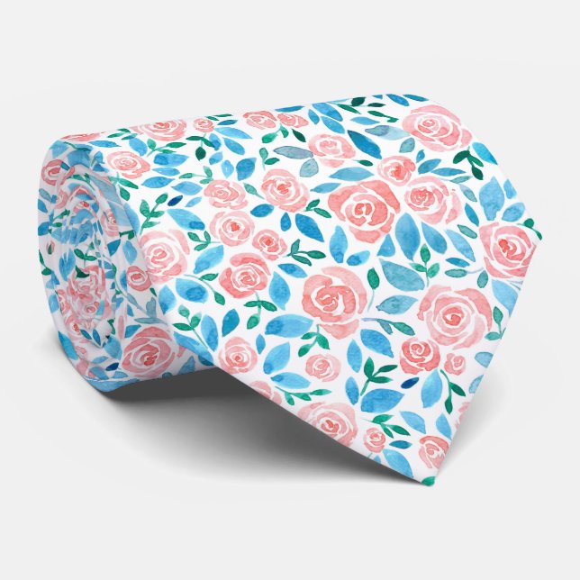 Rose garden 2 tie (Rolled)