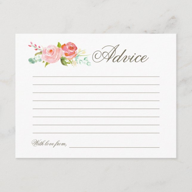 Rose Garden | Advice Card (Front)