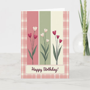 Rose Garden Birthday Card