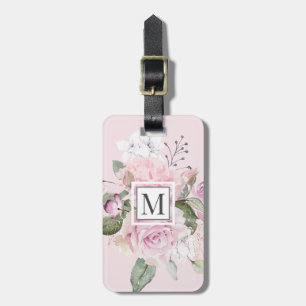 Rose Garden Blush ⎢Monogram Luggage Tag