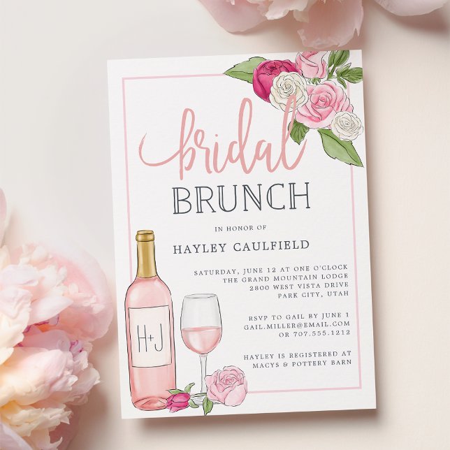 Rosé Garden | Bridal Brunch Invitation (Creator Uploaded)