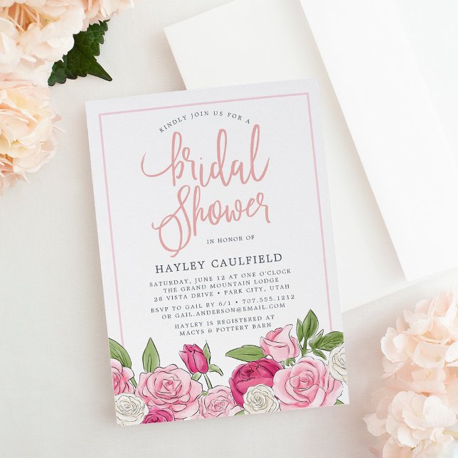 Rose Garden | Bridal Shower Invitation (Creator Uploaded)