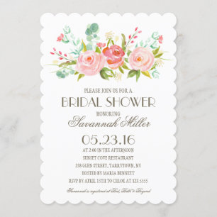 Rose Garden Bridal Shower Invitation