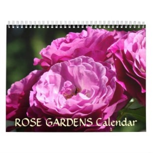 ROSE GARDEN Calendar Roses Flowers Gifts