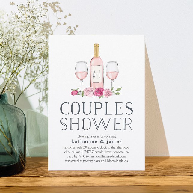 Rosé Garden | Couples Shower Invitation (Creator Uploaded)