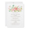 Rose Garden Floral Wedding Invitation