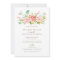 Rose Garden Floral Wedding Invitation