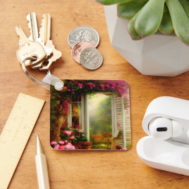 Rose garden gate  key ring (Desk)