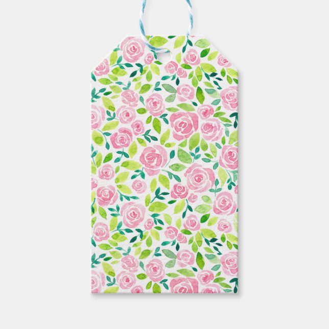 Rose garden gift tags (Front)