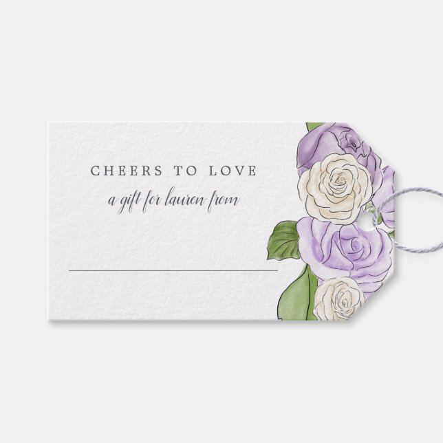 Rose Garden Gift Tags (Front (Horizontal))