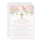 Rose Garden Girl Baptism Invitation