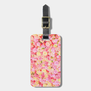 Rose garden luggage tag