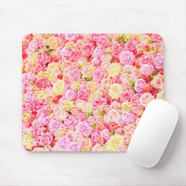 Rose garden mouse mat (With Mouse)